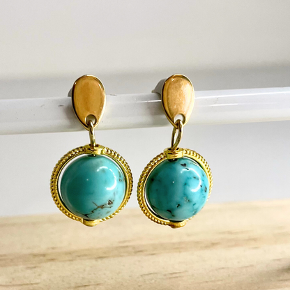 Boucles d'oreilles Lena | Or