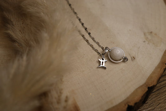 Collier Luna | Argent