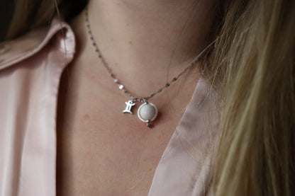 Collier Luna | Argent
